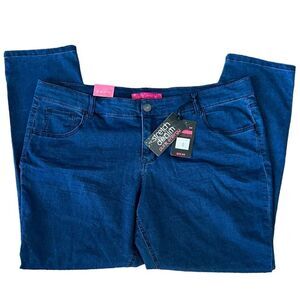 Pure Energy 24 Dark Blue Stretch Skinnies Jeggings feel Sz 24 /3X  NWT🏷